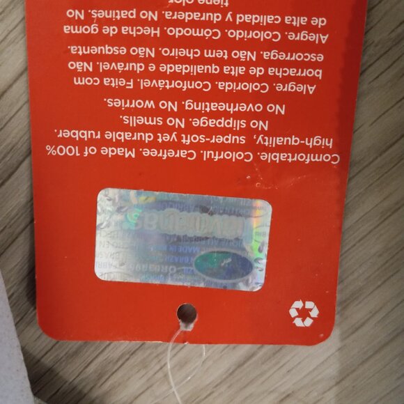 NWT Havaianas Grey Graphite Cheetah Print Flip Flops US 7 -8 Runs Small - Picture 6 of 7